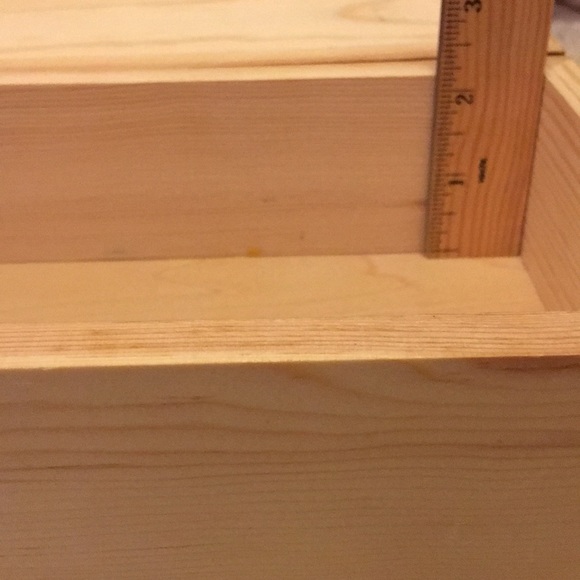 Handmade Wood Box with Ashley Engraved into Top Pattern 50% WHEN BUNDLING 2 OR M - Picture 8 of 8